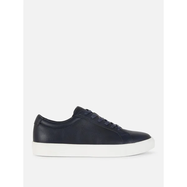 Lace-Up Low Tops - Navy
