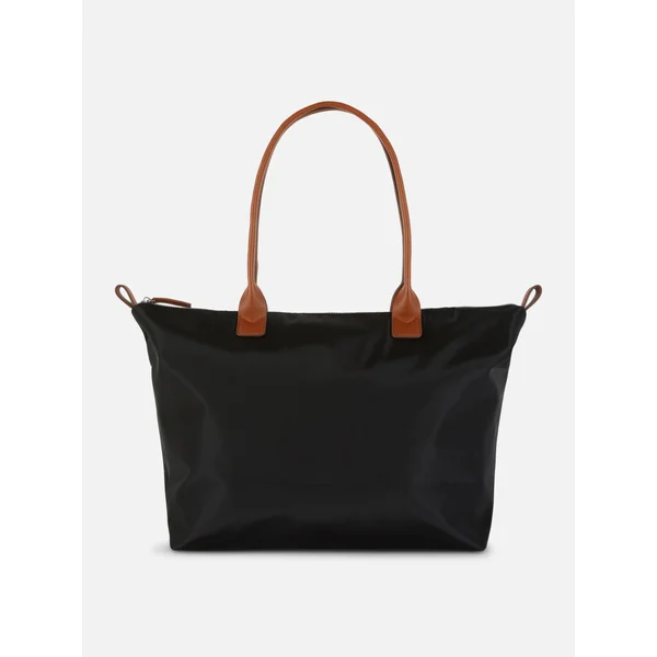 Large Shopper Shoulder Bag - Black