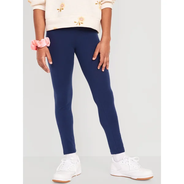 Leggings for Girls - Dark Sea Blue