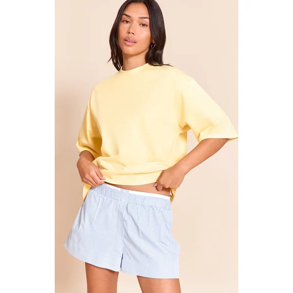 Lemon Oversized Boxy T Shirt