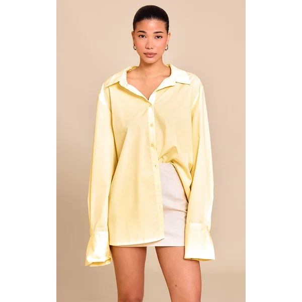 Lemon Oversized Cuff Shirt