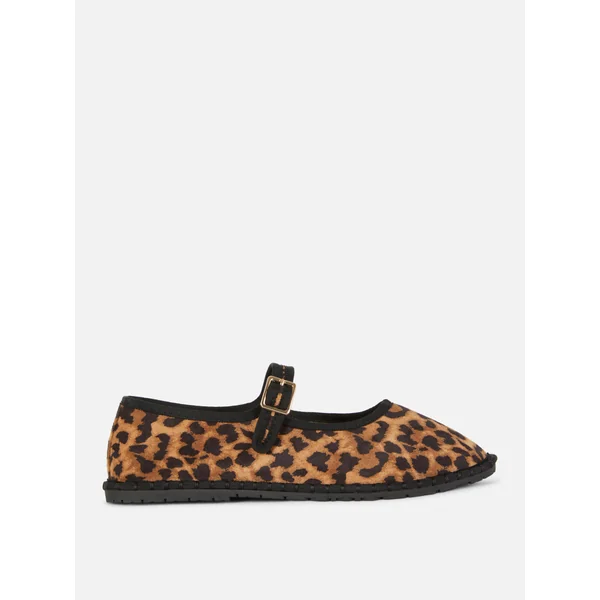 Leopard Mary Janes - Multi