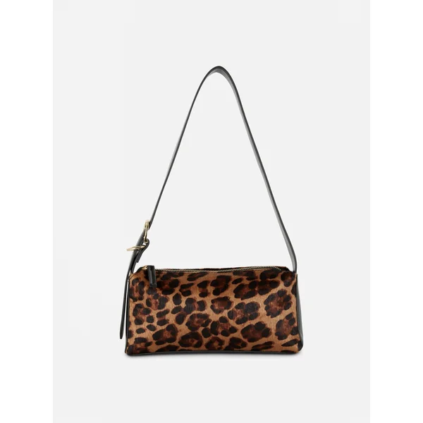 Leopard Print Shoulder Bag - Multi