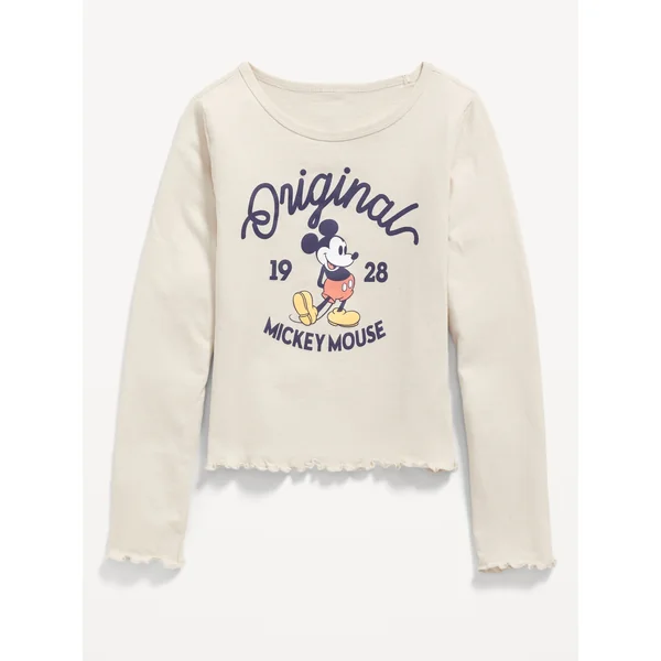 Lettuce-Edge Licensed Graphic T-Shirt for Girls - Wish Bone