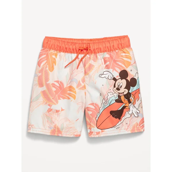 Licensed Graphic Swim Trunks for Toddler Boys - Mickey Mouse