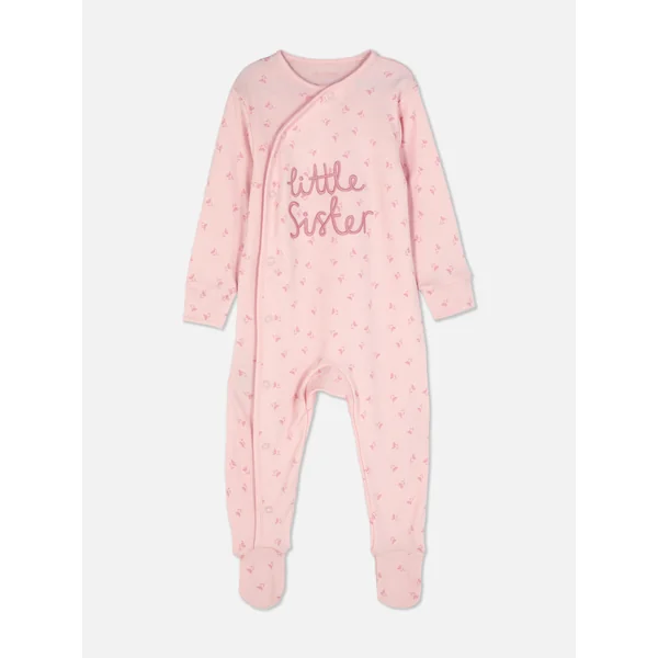 Little Sister Newborn Sleeper - Light Pink