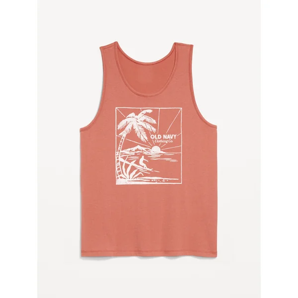 Logo Graphic Tank Top - AMBERGLOW