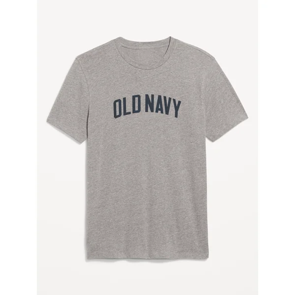 Logo-Graphic Crew-Neck T-Shirt - Heather Gray