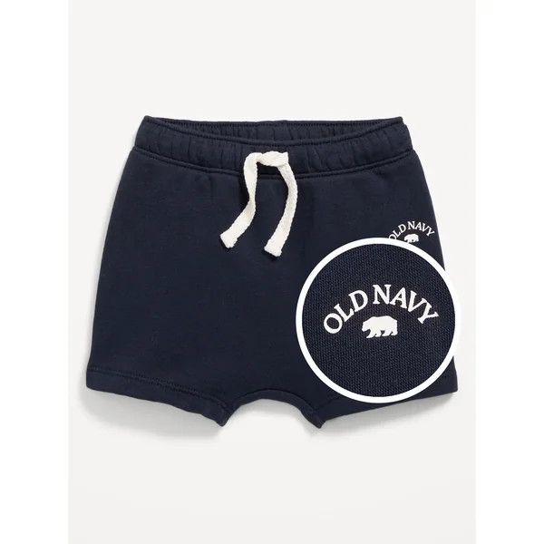Logo-Graphic Fleece Shorts for Baby - In the Navy