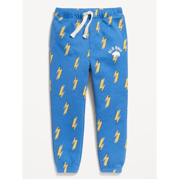 Logo-Graphic Jogger Sweatpants for Toddler Boys - Blue Lightning