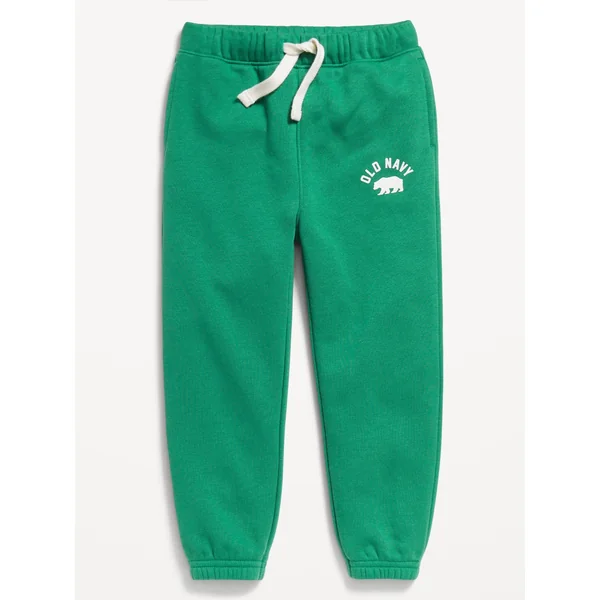 Logo-Graphic Jogger Sweatpants for Toddler Boys - Emerald Green