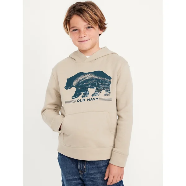 Logo-Graphic Pullover Hoodie for Boys - A Stone's Throw