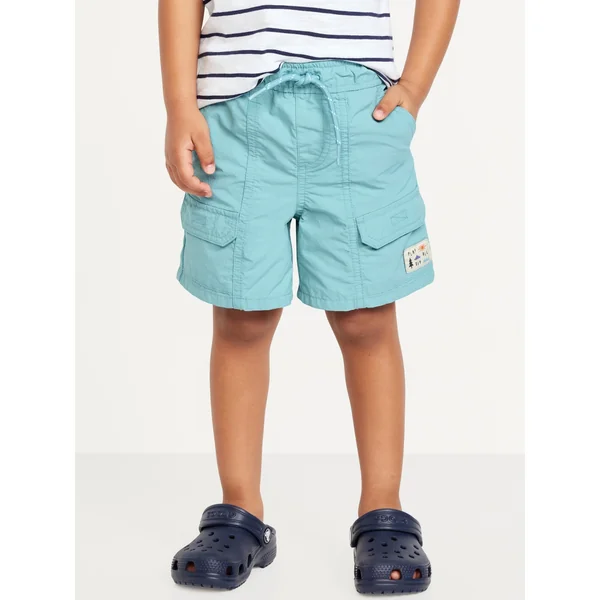 Loose Cargo Ripstop Shorts for Toddler Boys - Geyser