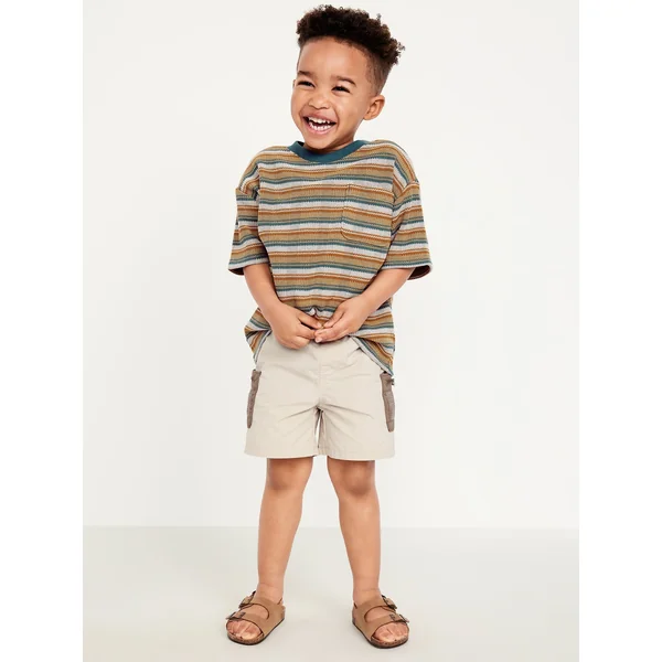 Loose Cargo Ripstop Shorts for Toddler Boys - Wish Bone