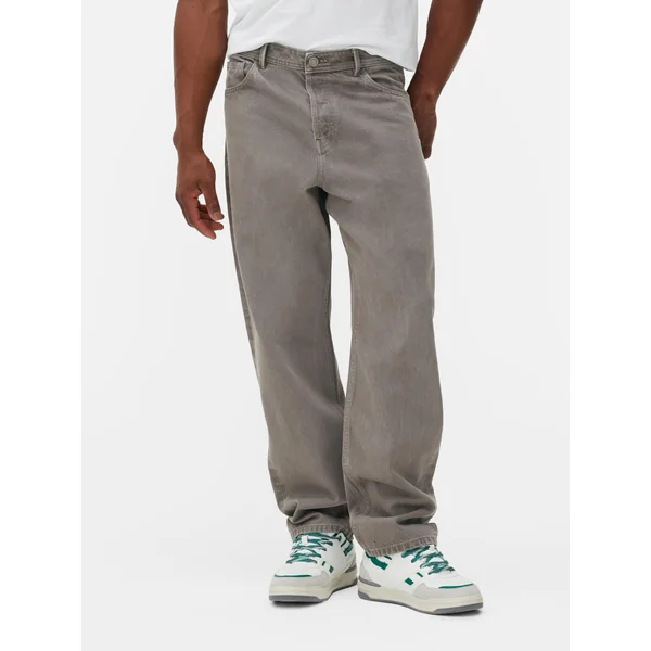 Loose Fit Jeans - Gray