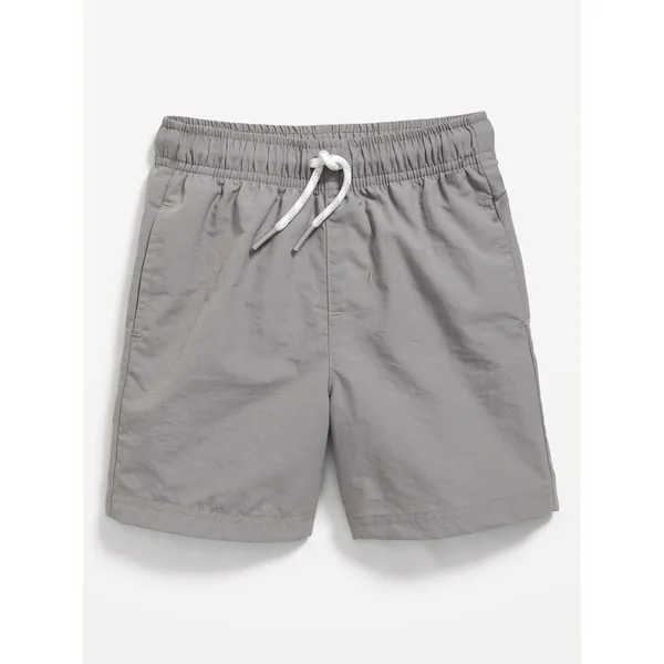 Loose Shorts for Toddler Boys - Grayscale