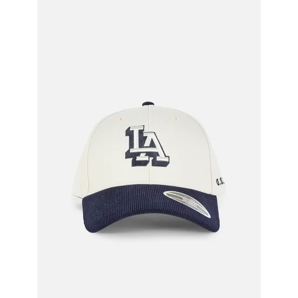 Los Angeles Cord Baseball Cap - Ivory