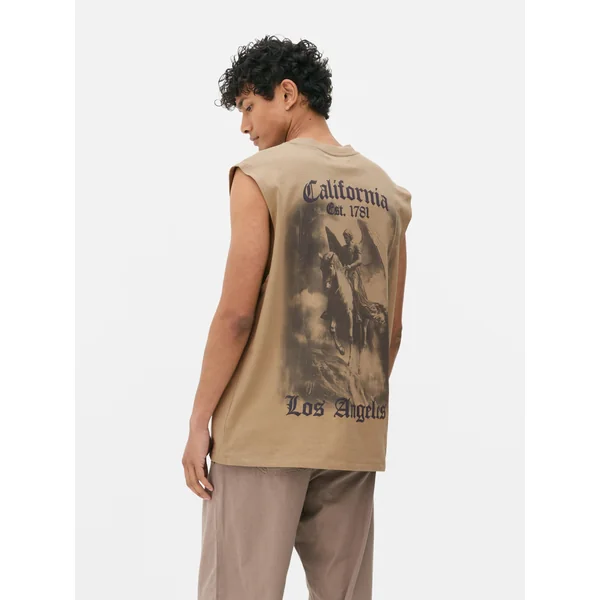 Los Angeles Muscle Shirt - Stone