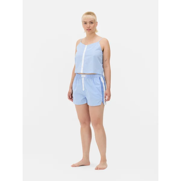 Love To Lounge Boxer Pajama Shorts - Blue