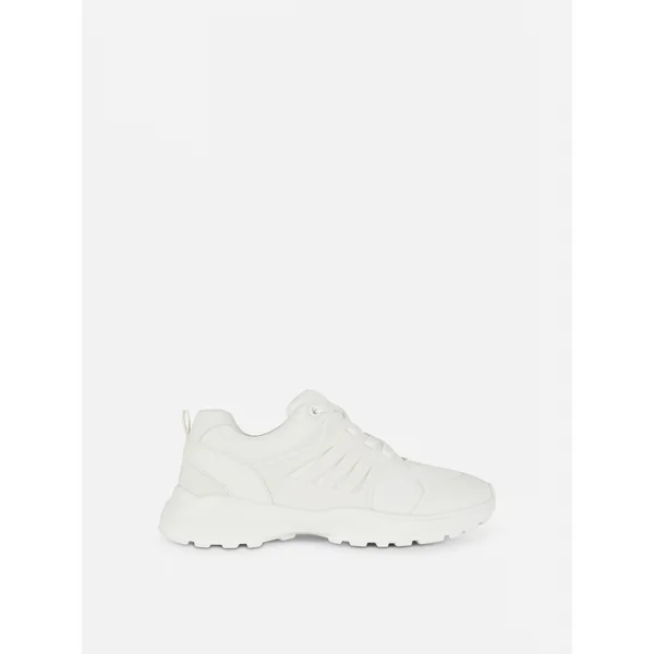 Low Top Sports Sneakers - White
