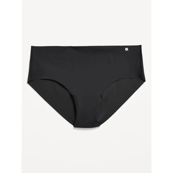 Low-Rise No-Show Hipster Underwear - Black Jack