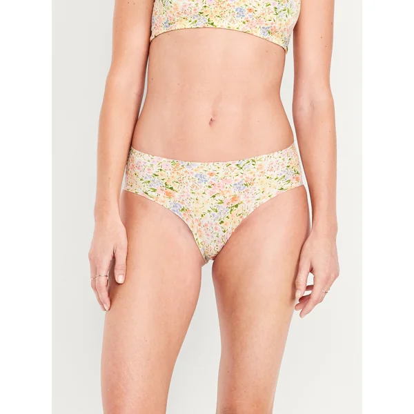 Low-Rise No-Show Hipster Underwear - Ditsy Floral