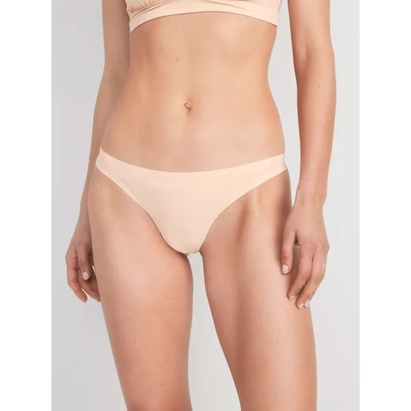 Low-Rise No-Show Thong - Frappe