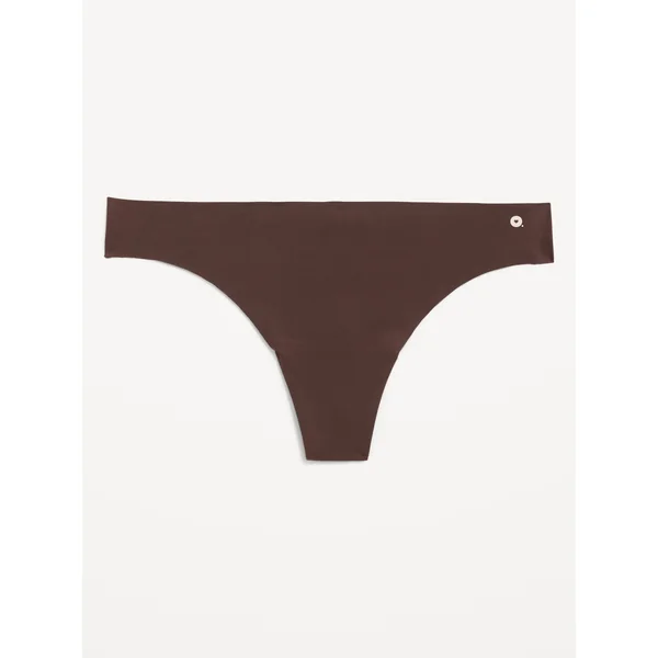 Low-Rise No-Show Thong - French Roast