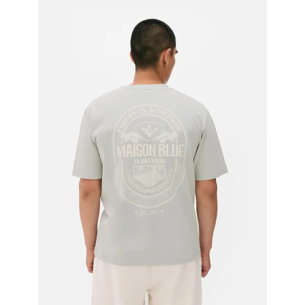 Maison Blue T-Shirt - Light Blue