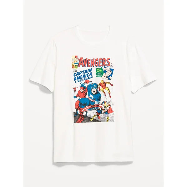 Marvel™ Avengers T-Shirt - Captain America (White)