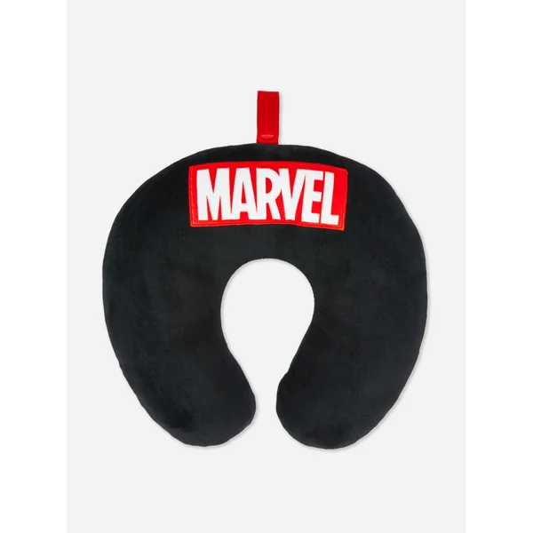 Marvel Logo Travel Pillow - Black