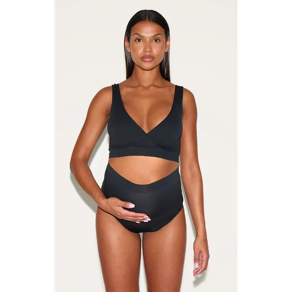 Maternity Multi Multi 3 Pack Seamless Elasticated High Rise Bump Panties