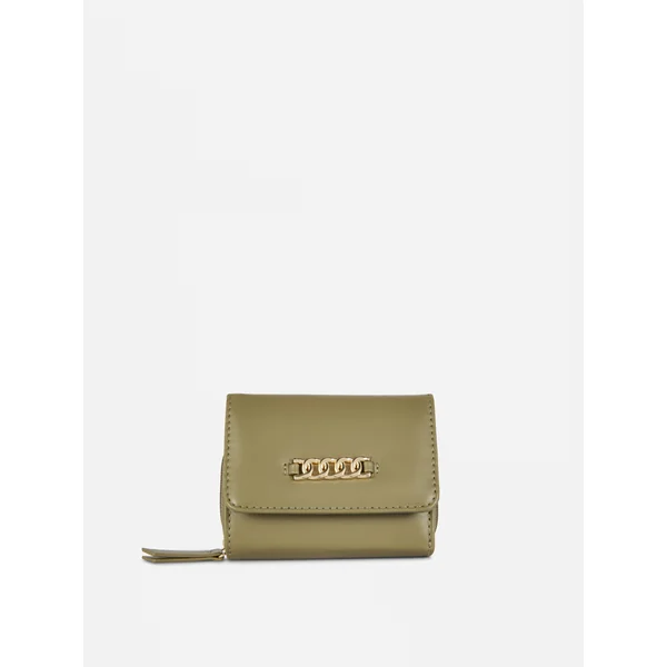 Medium Chain Detail Purse - Olive