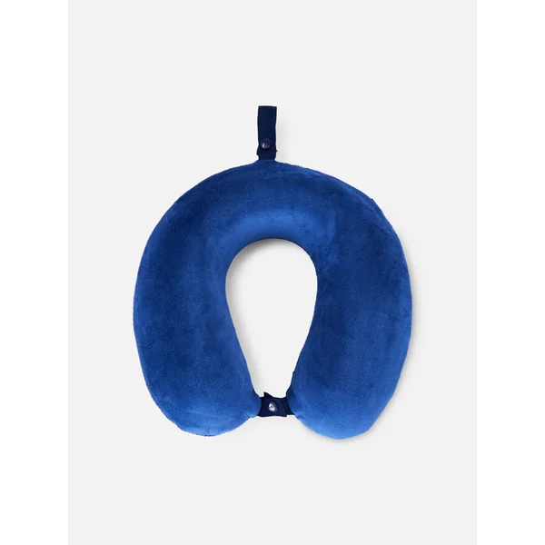 Memory Foam Travel Pillow - Navy
