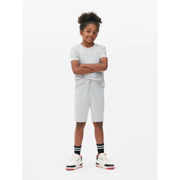 Mesh Active Shorts - Gray