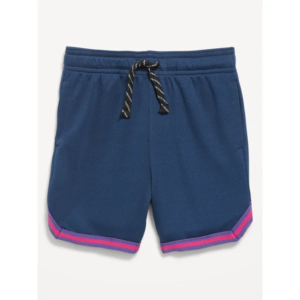 Mesh Basketball Shorts for Toddler Boys - OBSCURE NIGHT