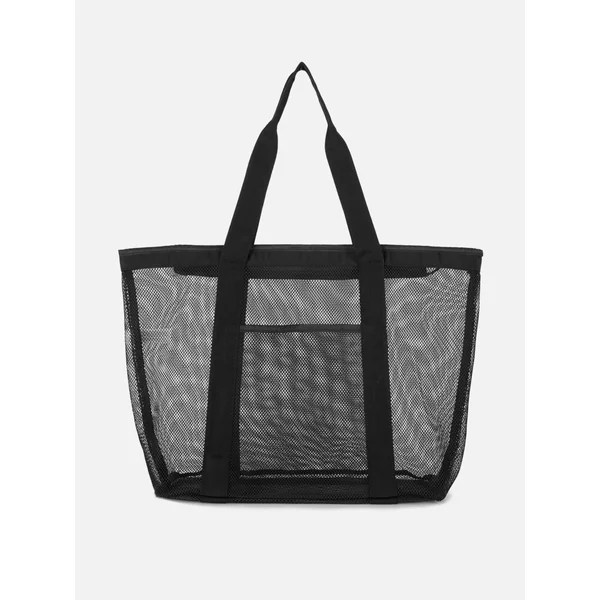 Mesh Beach Bag - Black