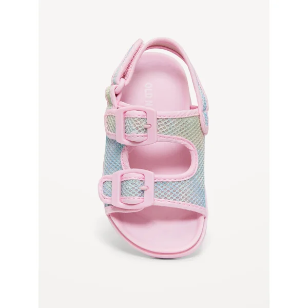 Mesh Double-Strap Sandals for Toddler Girls - Mermaid