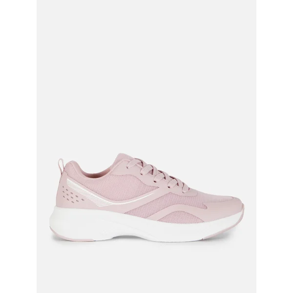 Mesh Low-Top Sneakers - Pink