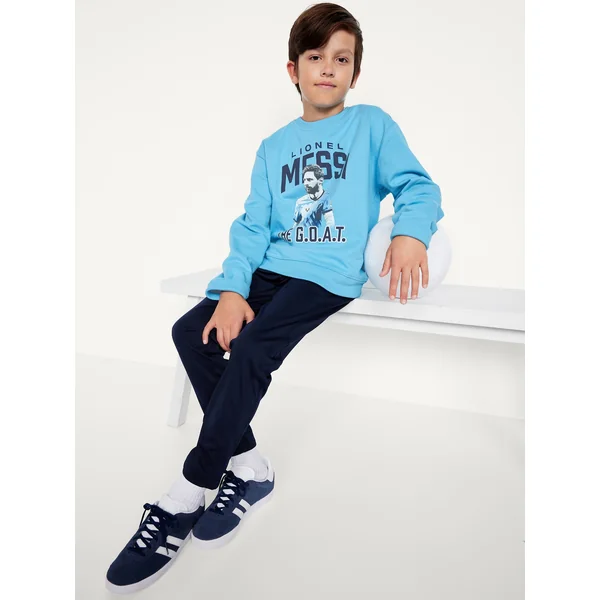 Messi™ Graphic Crew-Neck Sweatshirt for Boys - Light Blue