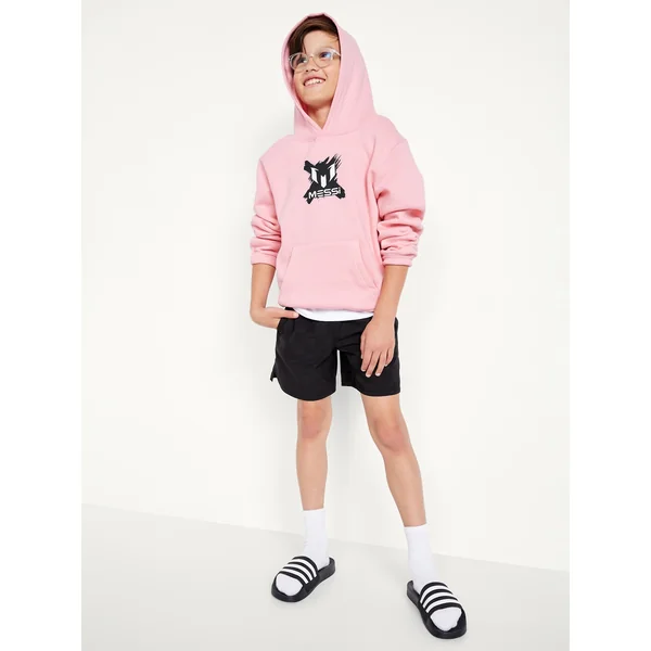 Messi™ Graphic Pullover Hoodie for Boys - Super Pink