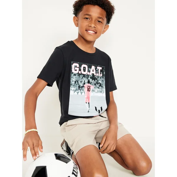 Messi™ Graphic T-Shirt for Boys - Black Jack