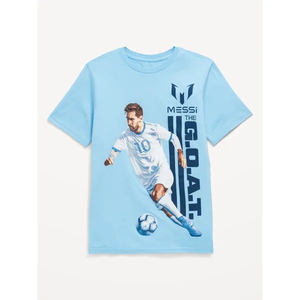 Messi™ Graphic T-Shirt for Boys - Light Blue