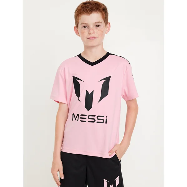 Messi™ Lifestyle Jersey T-Shirt for Boys - Super Pink