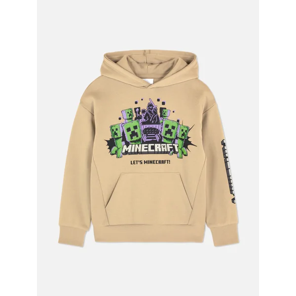 Minecraft Creeper Hoodie - Stone