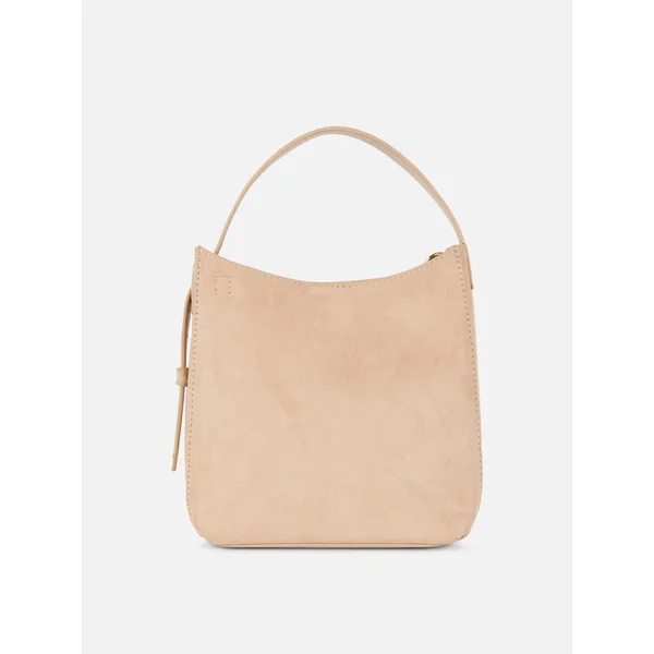 Mini Belt Bucket Tote - Tan