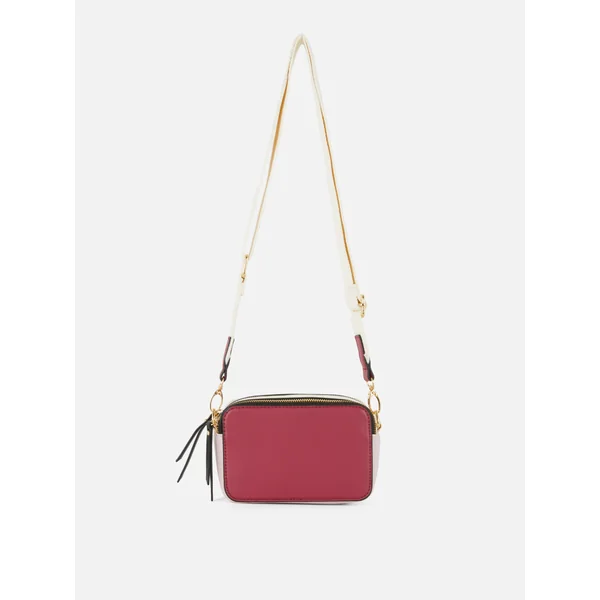 Mini Camera Crossbody Bag - Pink