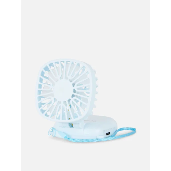 Mini Travel Fan - Blue
