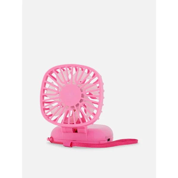 Mini Travel Fan - Pink