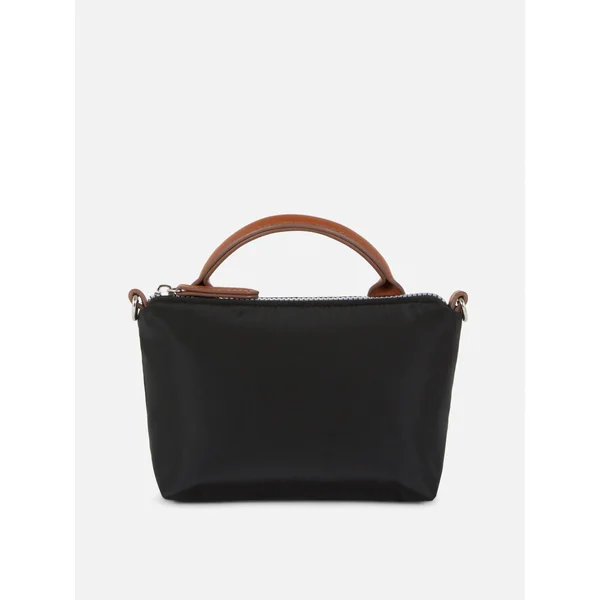 Mini Zip-Up Shopper - Black